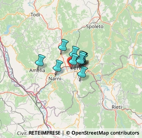 Mappa Via Vocabolo Sabbione, 05100 Terni TR, Italia (5.49909)