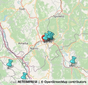 Mappa Via Vocabolo Sabbione, 05100 Terni TR, Italia (34.75733)
