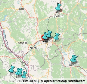 Mappa Via Vocabolo Sabbione, 05100 Terni TR, Italia (19.39385)