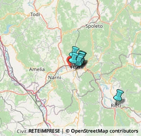 Mappa Via Vocabolo Sabbione, 05100 Terni TR, Italia (7.28091)