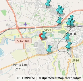 Mappa Via Vocabolo Sabbione, 05100 Terni TR, Italia (2.44273)