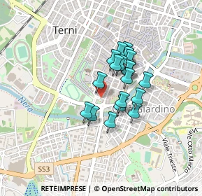 Mappa Viale dell' Annunziata, 05100 Terni TR, Italia (0.3095)