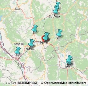 Mappa Viale dell' Annunziata, 05100 Terni TR, Italia (14.38462)