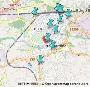 Mappa Viale dell' Annunziata, 05100 Terni TR, Italia (1.03417)