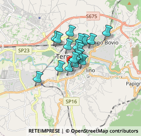 Mappa Viale dell' Annunziata, 05100 Terni TR, Italia (1.045)