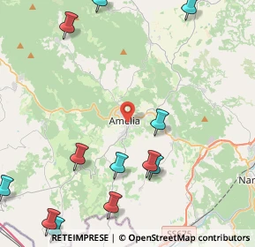 Mappa Via Caduti Lavoro, 05022 Amelia TR, Italia (6.0975)