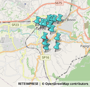 Mappa Via Giovanni XXIII, 05100 Terni TR, Italia (1.27938)