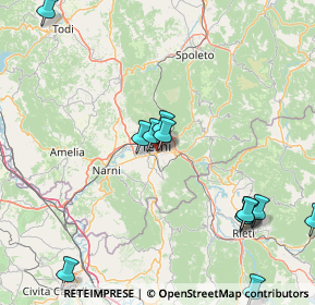 Mappa Via Giovanni XXIII, 05100 Terni TR, Italia (20.68)