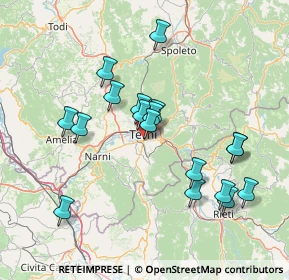 Mappa Via Giovanni XXIII, 05100 Terni TR, Italia (14.79611)