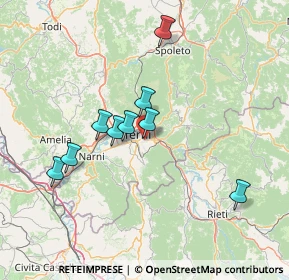 Mappa Via Gisa Giani, 05100 Terni TR, Italia (21.26333)