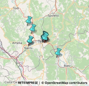 Mappa Via Gisa Giani, 05100 Terni TR, Italia (6.475)