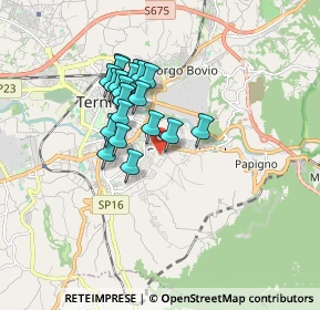 Mappa Via Gisa Giani, 05100 Terni TR, Italia (1.419)