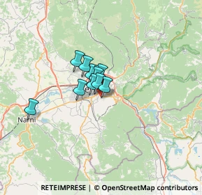 Mappa Via Gisa Giani, 05100 Terni TR, Italia (3.50364)