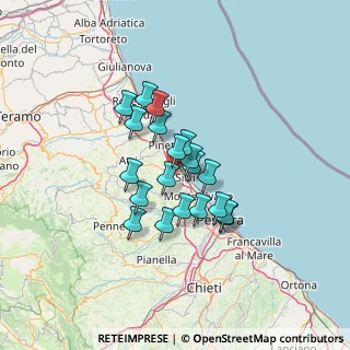 Mappa Via Maiella, 64028 Silvi TE, Italia (10.0435)