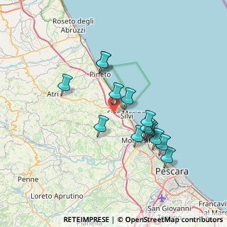 Mappa Via Maiella, 64028 Silvi TE, Italia (6.575)