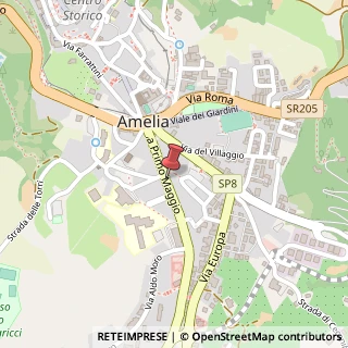 Mappa Via Primo Maggio, 39, 05022 Amelia, Terni (Umbria)