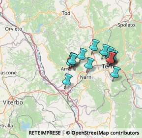 Mappa Via Roma, 05022 Amelia TR, Italia (11.584)