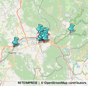 Mappa Via Anna Kuliscioff, 05100 Terni TR, Italia (3.88154)