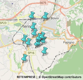 Mappa Via Anna Kuliscioff, 05100 Terni TR, Italia (1.31846)