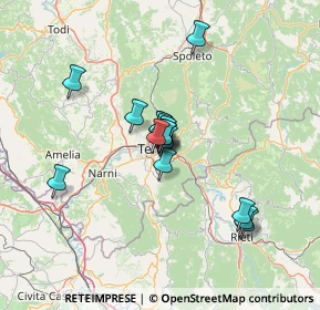 Mappa Via Anna Kuliscioff, 05100 Terni TR, Italia (9.875)