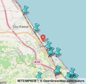 Mappa Via del Popolo, 64028 Silvi TE, Italia (3.5485)
