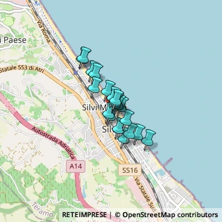 Mappa Via Marinelli, 64028 Silvi TE, Italia (0.4945)