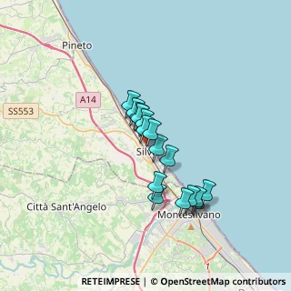 Mappa Via Marinelli, 64028 Silvi TE, Italia (2.69813)