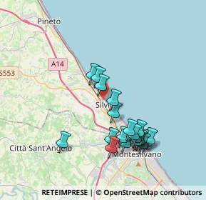 Mappa Via Marinelli, 64028 Silvi TE, Italia (3.786)