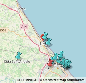 Mappa Via del Popolo, 64028 Silvi TE, Italia (5.05462)