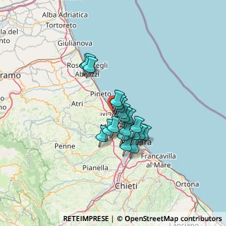 Mappa Rampa Fiume, 64028 Silvi TE, Italia (9.6385)