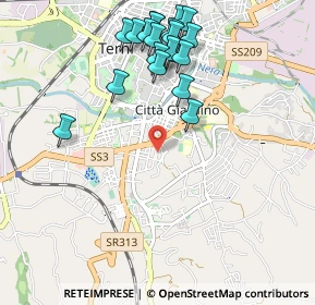 Mappa Via Fratelli Cervi, 05100 Terni TR, Italia (1.15)