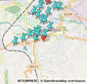 Mappa Via Fratelli Cervi, 05100 Terni TR, Italia (1.044)