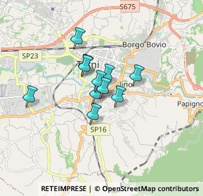 Mappa Via Fratelli Cervi, 05100 Terni TR, Italia (1.10091)