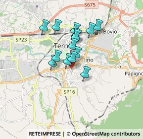 Mappa Via Fratelli Cervi, 05100 Terni TR, Italia (1.33929)