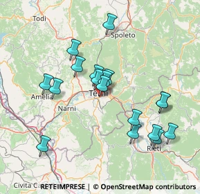 Mappa Via Fratelli Cervi, 05100 Terni TR, Italia (14.79667)