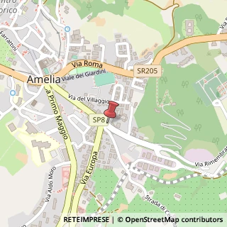 Mappa Via Rimembranze, 81, 05022 Amelia, Terni (Umbria)