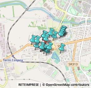 Mappa Centro Commerciale Cospea, 05100 Terni TR, Italia (0.2485)