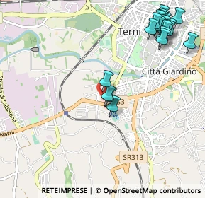 Mappa Centro Commerciale Cospea, 05100 Terni TR, Italia (1.3875)