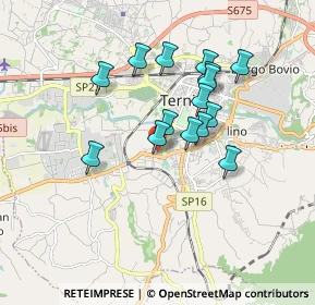 Mappa Centro Commerciale Cospea, 05100 Terni TR, Italia (1.53933)