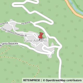 Mappa Piazza S. Pietro, 3, 64044 Fano Adriano TE, Italia, 64044 Fano Adriano, Teramo (Abruzzo)
