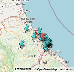 Mappa Via Stagliano, 64028 Silvi TE, Italia (11.3725)