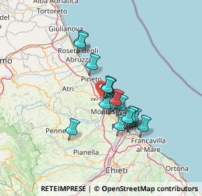 Mappa Via Stagliano, 64028 Silvi TE, Italia (10.09353)