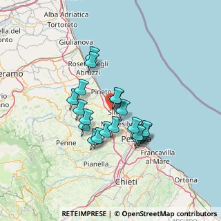 Mappa Via Stagliano, 64028 Silvi TE, Italia (11.426)