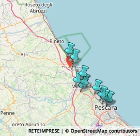 Mappa Via Stagliano, 64028 Silvi TE, Italia (7.13909)