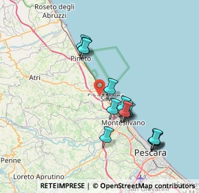 Mappa Via Stagliano, 64028 Silvi TE, Italia (7.46533)