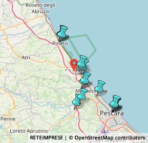 Mappa Via Stagliano, 64028 Silvi TE, Italia (7.55714)
