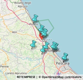Mappa Via Stagliano, 64028 Silvi TE, Italia (5.9425)