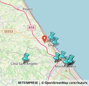 Mappa Via Stagliano, 64028 Silvi TE, Italia (4.6475)