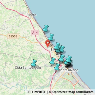Mappa Via Stagliano, 64028 Silvi TE, Italia (4.059)
