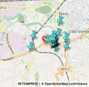 Mappa SS 3, 05100 Terni TR, Italia (0.5205)